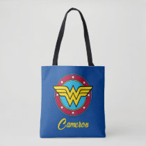 Wonder Woman | Circle & Stars Logo Tote Bag