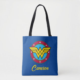 Wonder Woman | Circle & Stars Logo Tote Bag