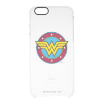 Wonder Woman | Circle & Stars Logo Clear iPhone 6/6S Case