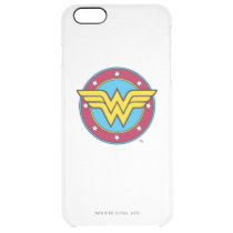 Wonder Woman | Circle & Stars Logo Clear iPhone 6 Plus Case