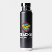 Wonder Woman | Circle & Stars Logo Water Bottle