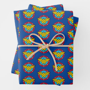 Wonder woman gift discount wrapping paper