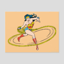 Wonder Woman Circled with Lasso Postcard
