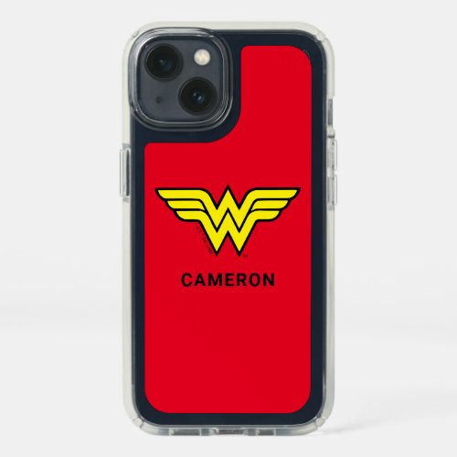Wonder Woman  Classic Logo  Add Your Name Speck Speck iPhone 13 Case