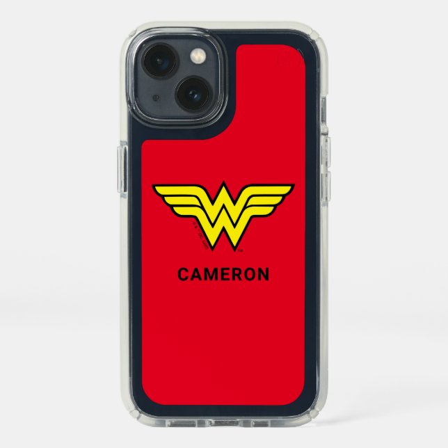 Wonder Woman | Classic Logo | Add Your Name Speck Speck iPhone 13 Case (Front)