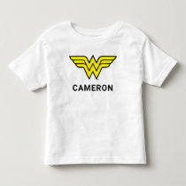 Wonder Woman | Classic Logo | Add Your Name Toddler T-shirt