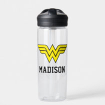 Wonder Woman | Classic Logo | Add Your Name Water Bottle