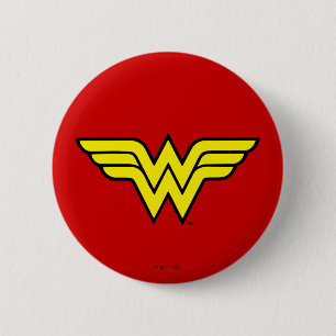 Wonder Woman Classic Logo Button
