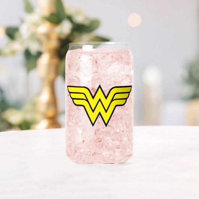 Wonder Woman | Classic Logo Can Glass (Insitu (Wedding))