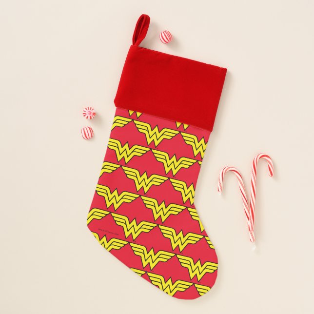 Wonder Woman | Classic Logo Christmas Stocking (Front)