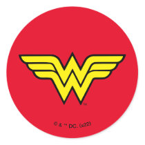 Wonder Woman | Classic Logo Classic Round Sticker