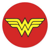 Wonder Woman | Classic Logo Classic Round Sticker