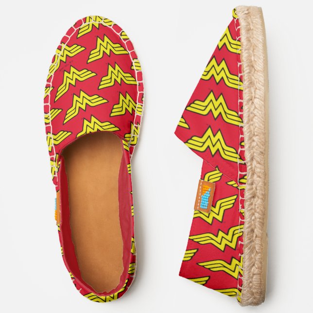 Wonder Woman | Classic Logo Espadrilles (Side)