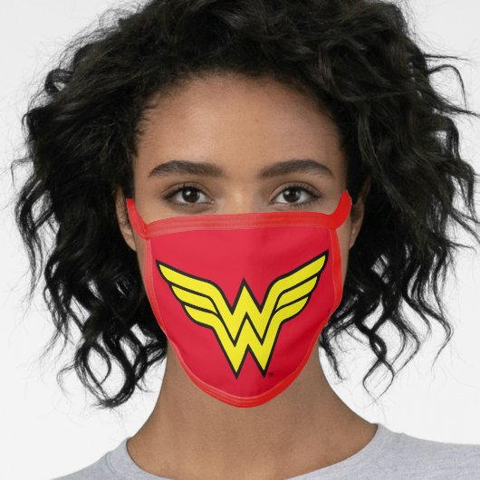 Wonder Woman | Classic Logo Face Mask (Worn Her)