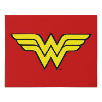 Wonder Woman | Classic Logo Faux Canvas Print