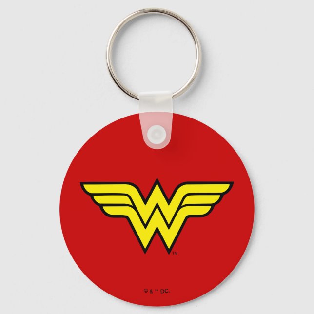 Wonder Woman | Classic Logo Keychain (Front)