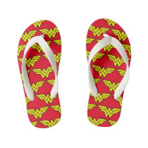 Wonder Woman | Classic Logo Kid's Flip Flops