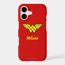 Wonder Woman | Classic Logo & Name iPhone 17 Case