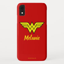 Wonder Woman | Classic Logo & Name iPhone XR Case