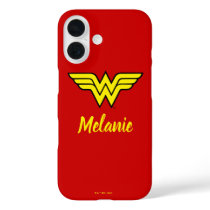Wonder Woman | Classic Logo & Name iPhone 16 Case