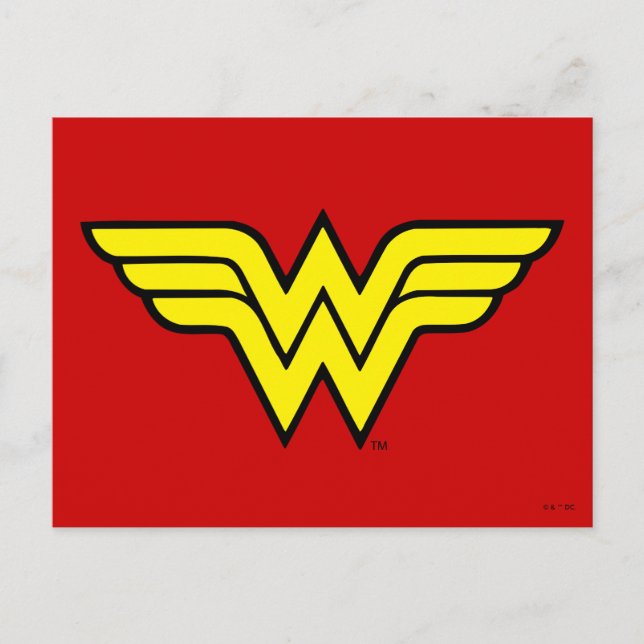 Wonder Woman | Classic Logo Postcard (Front)