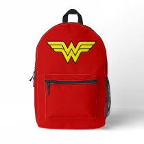 Wonder Woman | Classic Logo Printed Backpack