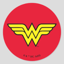 Wonder Woman | Classic Logo Round Sticker