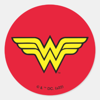 Wonder Woman | Classic Logo Round Sticker