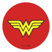 Wonder Woman | Classic Logo Round Sticker