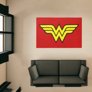 Wonder Woman Classic Logo Rug