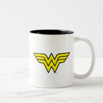Wonder Woman | Classic Logo Two-Tone Coffee Mug