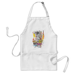 Wonder Woman Collage 1 Adult Apron