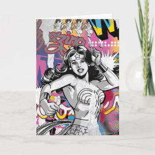 Wonder Woman Collage 3 Card