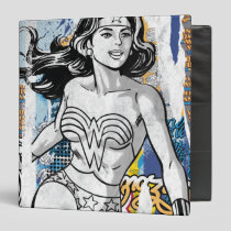 Wonder Woman Collage 4 3 Ring Binder