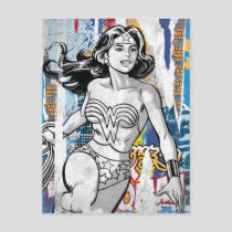 Wonder Woman Collage 4 Postcard