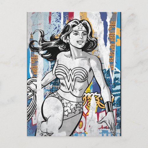 Wonder Woman Collage 4 Postcard
