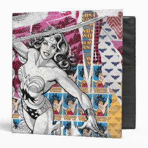 Wonder Woman Collage 5 Binder