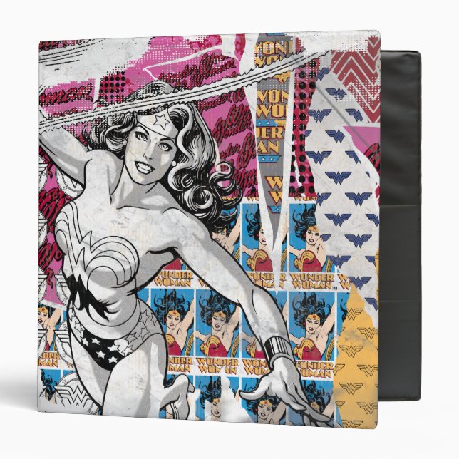 Wonder Woman Collage 5 Binder (Front/Inside)