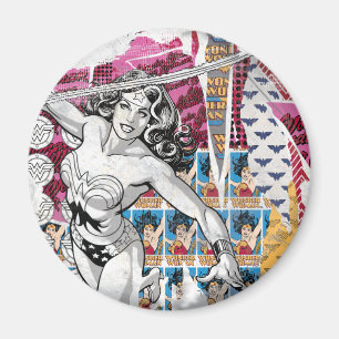 Wonder Woman Collage 5 Magnet