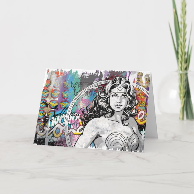 Wonder Woman Collage 6 Card (Front)