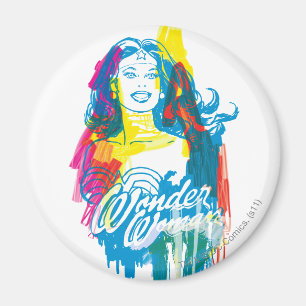 Wonder Woman Colorful 1 Magnet