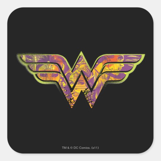 wonder woman logo pop art