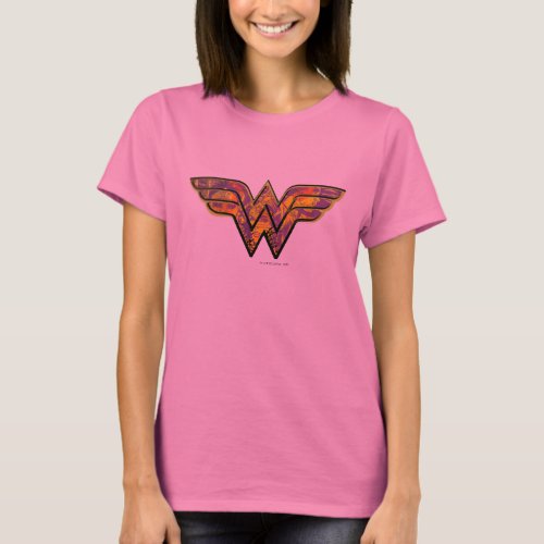 Wonder Woman Colorful Logo T_Shirt
