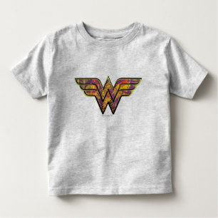 Wonder Woman Colorful Logo Toddler T-shirt