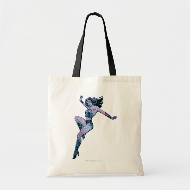 Wonder Woman Colorful Pose Tote Bag (Front)