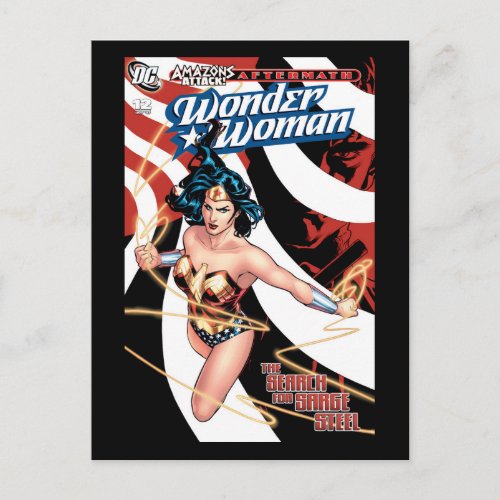 Wonder Woman Comic Cover 12 Postcard