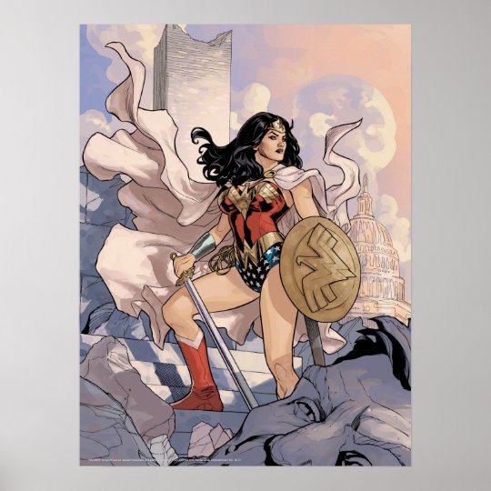 Wonder Woman Comic Cover 13 Poster Zazzle Com