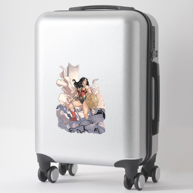 Wonder Woman Comic Cover #13 Sticker (Suitcase)