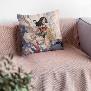 Wonder Woman Comic Cover #13 Throw Pillow by wonderwoman at Zazzle