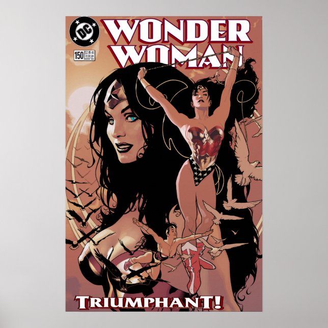 Wonder Woman Comic Cover #150: Triumphant Poster (Front)
